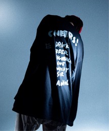 【CLUB SAKENOMITAI / 酒飲倶楽部】 DRUNK ロングスリーブＴシャツ