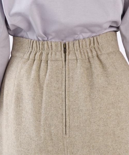 LOWRYS FARM(ローリーズファーム)の「ヘリンボーンタイトスカート 918321(スカート・レディース・グリーン/ベージュ・LARGE/MEDIUM)」の14枚目の写真