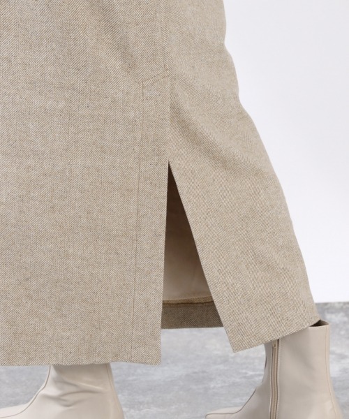 LOWRYS FARM(ローリーズファーム)の「ヘリンボーンタイトスカート 918321(スカート・レディース・グリーン/ベージュ・LARGE/MEDIUM)」の15枚目の写真