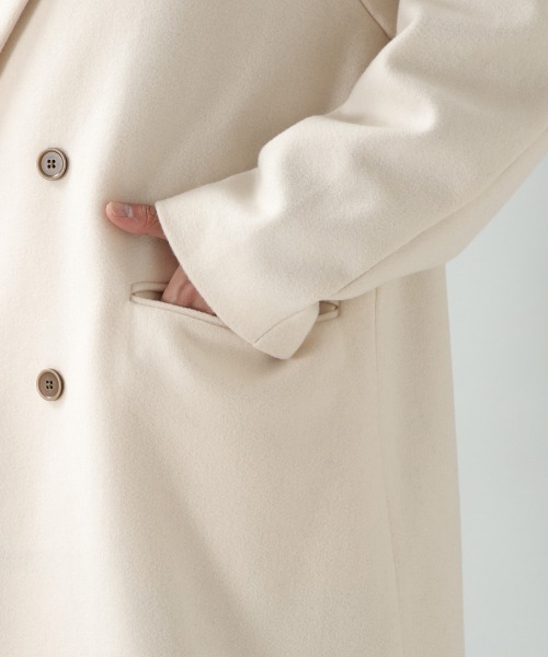 RAGEBLUE（レイジブルー）の「ケープメリノWチェスターコート/884113