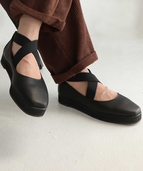 antiqua（アンティカ）の「日本製。本革ゴアシューズ（パンプス