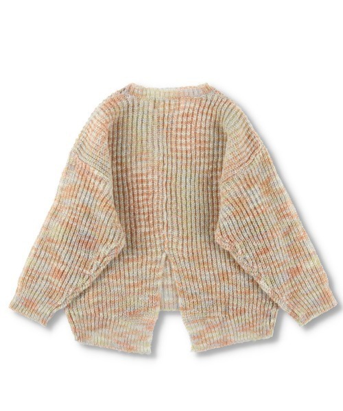 RADCHAP（ラッドチャップ）の「バックスリットミックスニット（ニット/セーター・キッズ・ベージュ/モスグリーン・S/M/L/XL）」の19枚目の写真