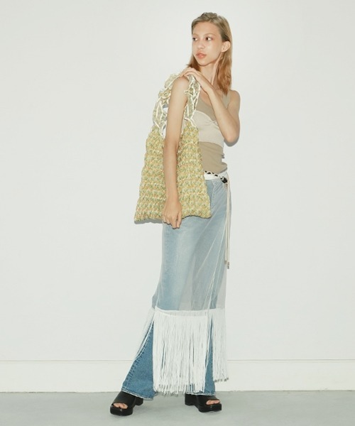 Casselini（キャセリーニ）の「ギャザートート（トートバッグ・レディース・ブラック/ピンク/イエロー/グリーン・FREE）」の12枚目の写真