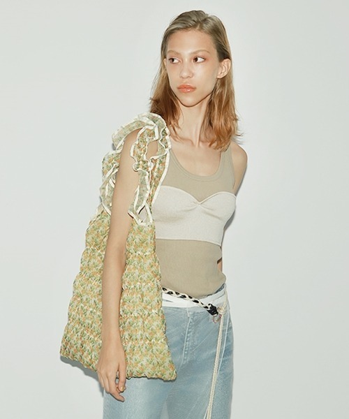 Casselini（キャセリーニ）の「ギャザートート（トートバッグ・レディース・ブラック/ピンク/イエロー/グリーン・FREE）」の9枚目の写真