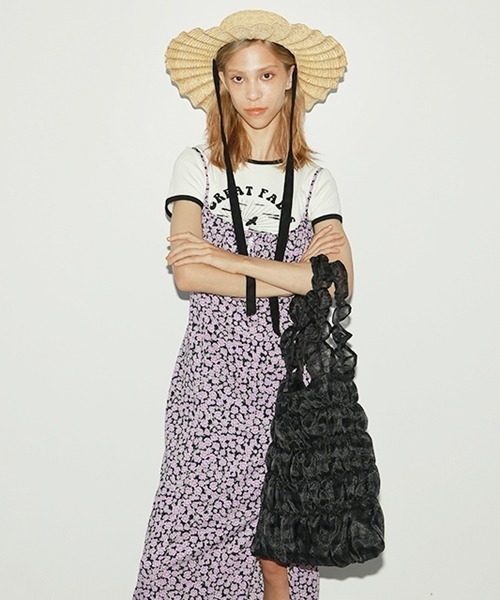 Casselini（キャセリーニ）の「ギャザートート（トートバッグ・レディース・ブラック/ピンク/イエロー/グリーン・FREE）」の13枚目の写真