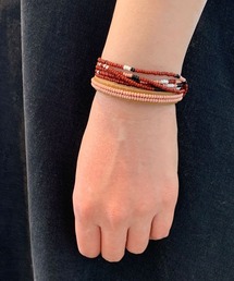 CHAN LUU x Ethical Fashion Initiative シードビーズ 5連ラップブレスレット AF-BRC-007