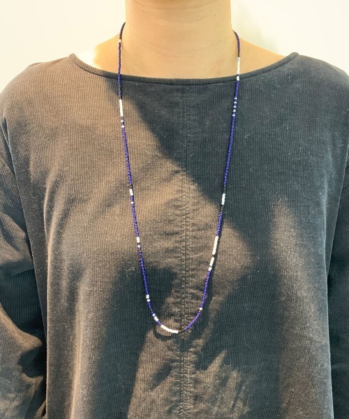 CHAN LUU（チャンルー）の「CHAN LUU x Ethical Fashion Initiative シードビーズ 5連ラップブレスレット AF-BRC-007（ブレスレット・レディース・ライトブルー/ワインレッド/ブラック/ネイビー・フリー）」の10枚目の写真