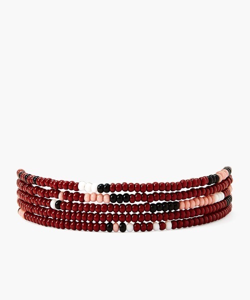 CHAN LUU（チャンルー）の「CHAN LUU x Ethical Fashion Initiative シードビーズ 5連ラップブレスレット AF-BRC-007（ブレスレット・レディース・ライトブルー/ワインレッド/ブラック/ネイビー・フリー）」の19枚目の写真