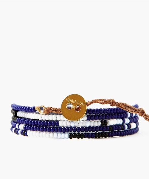CHAN LUU（チャンルー）の「CHAN LUU x Ethical Fashion Initiative シードビーズ 5連ラップブレスレット AF-BRC-007（ブレスレット・レディース・ライトブルー/ワインレッド/ブラック/ネイビー・フリー）」の18枚目の写真
