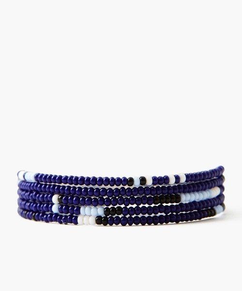 CHAN LUU（チャンルー）の「CHAN LUU x Ethical Fashion Initiative シードビーズ 5連ラップブレスレット AF-BRC-007（ブレスレット・レディース・ライトブルー/ワインレッド/ブラック/ネイビー・フリー）」の17枚目の写真