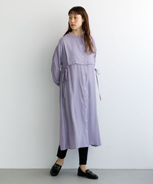 koe | 【2021SS】【一部WEB限定カラー】レイヤー風シャツワンピース〇(ワンピース)