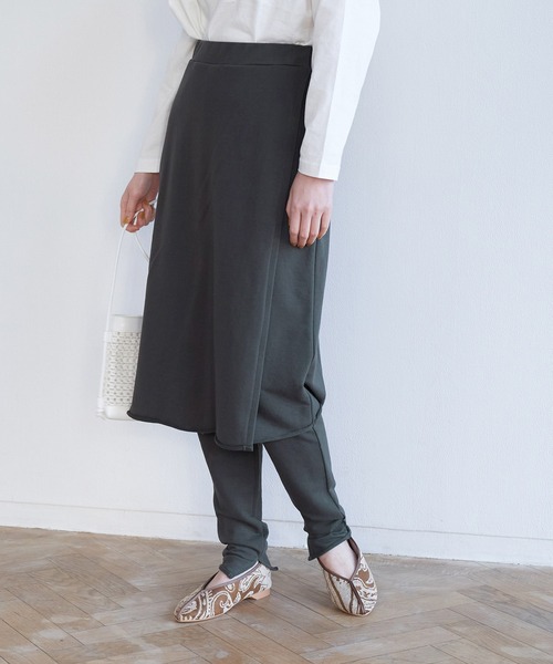 マシュマロタッチ スカート 裏毛レギンス付きスカート スカート Rope スカート Rope Picnic ロペピクニック のファッション