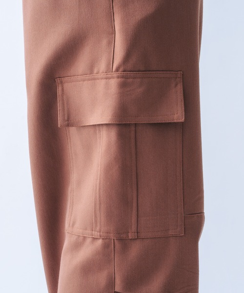 epnok（エプノック）の「サイドポケット付ワイドパンツ（その他パンツ・メンズ・テラコッタ/カーキ・LARGE/MEDIUM）」の12枚目の写真