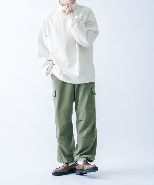 epnok（エプノック）の「サイドポケット付ワイドパンツ（その他パンツ・メンズ・テラコッタ/カーキ・LARGE/MEDIUM）」の20枚目の写真