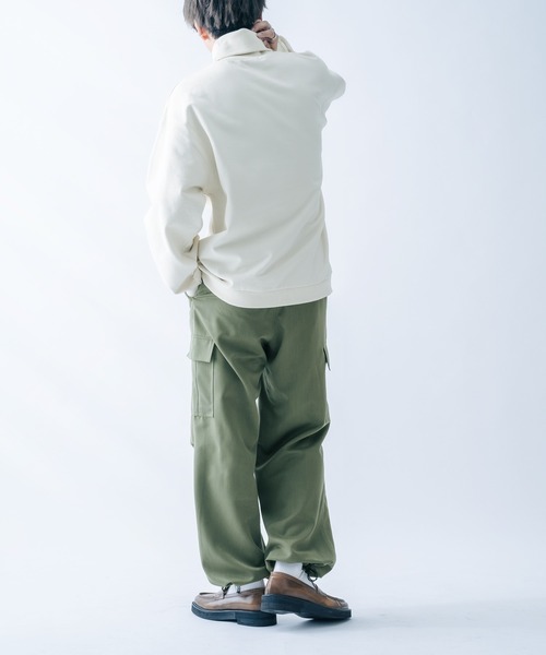 epnok（エプノック）の「サイドポケット付ワイドパンツ（その他パンツ・メンズ・テラコッタ/カーキ・LARGE/MEDIUM）」の22枚目の写真