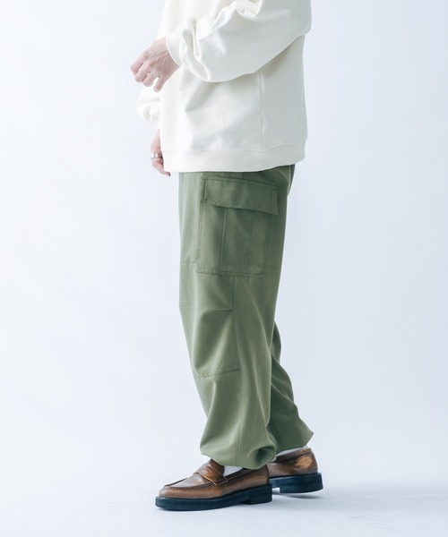 epnok（エプノック）の「サイドポケット付ワイドパンツ（その他パンツ・メンズ・テラコッタ/カーキ・LARGE/MEDIUM）」の17枚目の写真