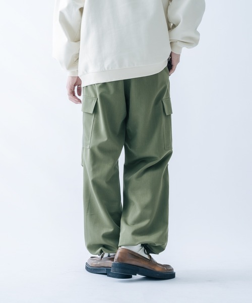 epnok（エプノック）の「サイドポケット付ワイドパンツ（その他パンツ・メンズ・テラコッタ/カーキ・LARGE/MEDIUM）」の18枚目の写真