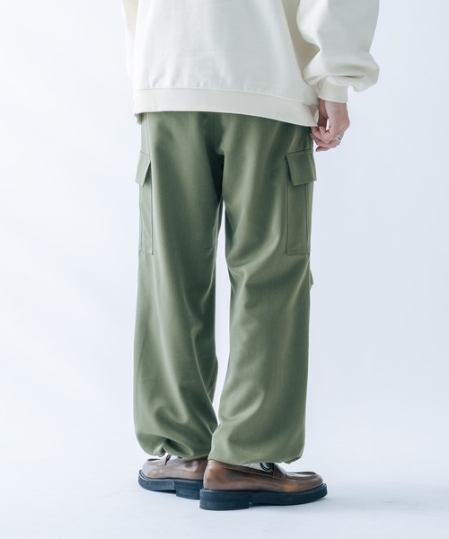 epnok（エプノック）の「サイドポケット付ワイドパンツ（その他パンツ・メンズ・テラコッタ/カーキ・LARGE/MEDIUM）」の19枚目の写真