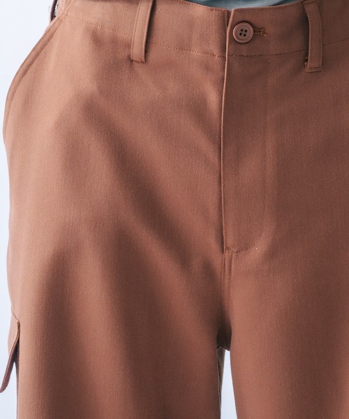 epnok（エプノック）の「サイドポケット付ワイドパンツ（その他パンツ・メンズ・テラコッタ/カーキ・LARGE/MEDIUM）」の10枚目の写真