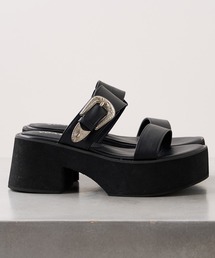 RASVOA | バックルベルト厚底サンダル(サンダル)
