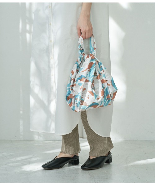 ROPE' PICNIC（ロペピクニック）の「【むす美】アクアドロップ(撥水)ふろしき（その他・レディース・ネイビー/サックスブルー/ピンク・FREE）」の12枚目の写真