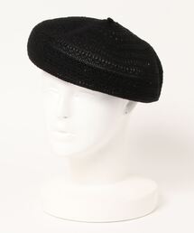 Samansa Mos2 | 透かし編みベレー(ハンチング/ベレー帽)
