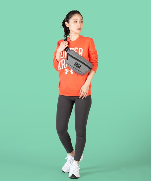 UNDER ARMOUR（アンダーアーマー）の「UAライバルテリー クルー（トレーニング/MEN）（スウェット・メンズ・コーラルピンク/ブラック・MD/LG/SM/XXL/XL/3XL）」の13枚目の写真