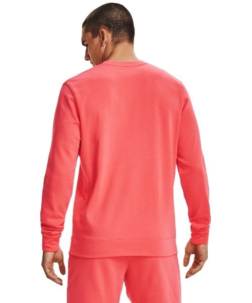 UNDER ARMOUR（アンダーアーマー）の「UAライバルテリー クルー（トレーニング/MEN）（スウェット・メンズ・コーラルピンク/ブラック・MD/LG/SM/XXL/XL/3XL）」の19枚目の写真