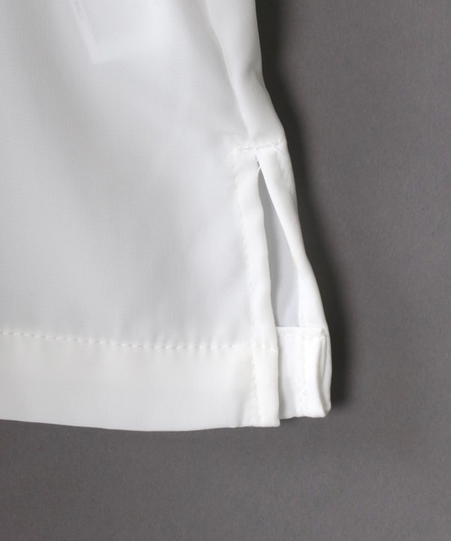 SITRY（シトリー）の「Silky Drape Open Collar Shirt/シルキードレープ オープンカラー シャツ（シャツ/ブラウス・メンズ・ホワイト/ブラック/サックスブルー/グリーン/モカ/グレイッシュベージュ・LL/M/L）」の16枚目の写真