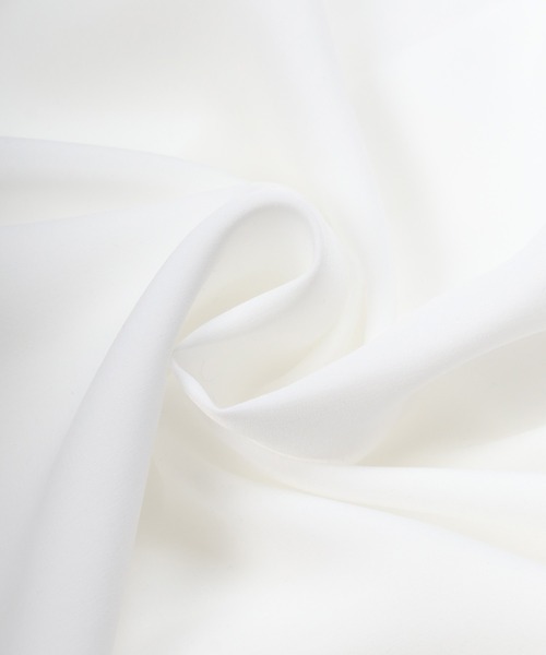 SITRY（シトリー）の「Silky Drape Open Collar Shirt/シルキードレープ オープンカラー シャツ（シャツ/ブラウス・メンズ・ホワイト/ブラック/サックスブルー/グリーン/モカ/グレイッシュベージュ・LL/M/L）」の18枚目の写真