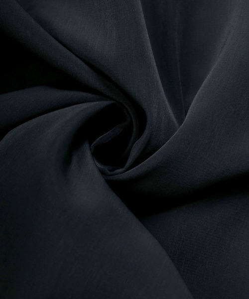 SITRY（シトリー）の「Silky Drape Open Collar Shirt/シルキードレープ オープンカラー シャツ（シャツ/ブラウス・メンズ・ホワイト/ブラック/サックスブルー/グリーン/モカ/グレイッシュベージュ・LL/M/L）」の9枚目の写真