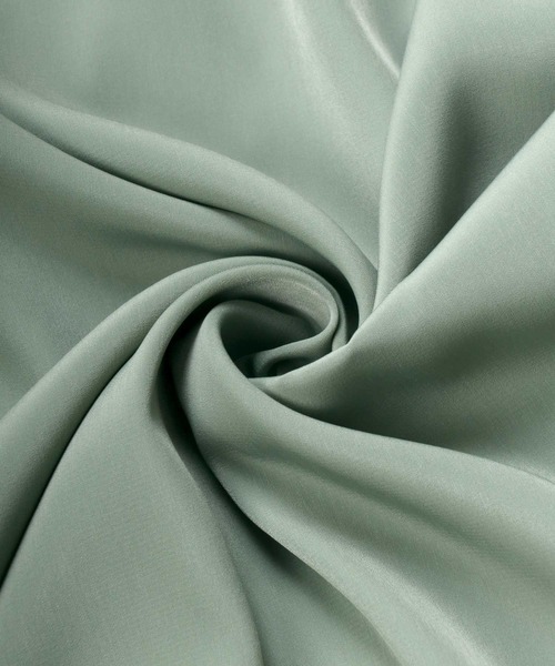 SITRY（シトリー）の「Silky Drape Open Collar Shirt/シルキードレープ オープンカラー シャツ（シャツ/ブラウス・メンズ・ホワイト/ブラック/サックスブルー/グリーン/モカ/グレイッシュベージュ・LL/M/L）」の8枚目の写真