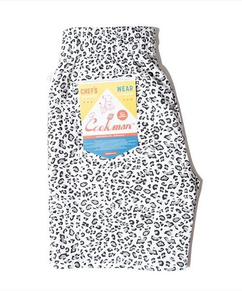 COOKMAN（クックマン）の「Cookman クックマン シェフショートパンツ ハーフパンツ イージーパンツ  スノーレオパード（その他パンツ・メンズ・ホワイト・MEDIUM/LARGE/X-LARGE）」の4枚目の写真