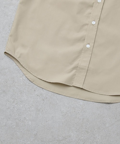ZIP FIVE（ジップファイブ）の「【ZIP FIVE】高密度T/Cブロード スタンダード レギュラー 半袖シャツ（シャツ/ブラウス・メンズ・ベージュ/ネイビー/オリーブ/チャコール/ホワイト系/ネイビー系/ブルー系/ブラック/パープル/オフホワイト/ブルー/ダークネイビー/ブラック系/ネイビー系1・X-LARGE/SMALL/MEDIUM/LARGE）」の17枚目の写真