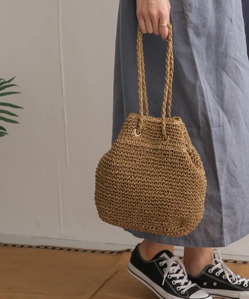 URBAN RESEARCH DOORS（アーバンリサーチドアーズ）の「【WEB限定】ペーパーマルチショルダーバッグ（ショルダーバッグ・レディース・ベージュ/ナチュラル・ONE）」の11枚目の写真