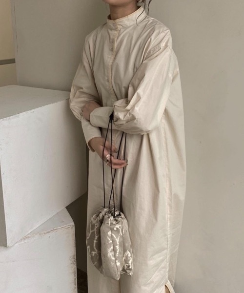 Amiur（エミレ）の「jacquard purse（ハンドバッグ・レディース・ベージュ/グレー・FREE）」の18枚目の写真