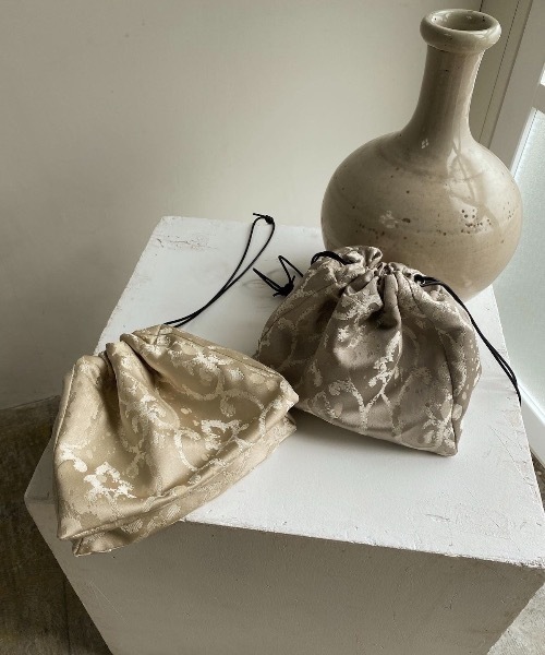 Amiur（エミレ）の「jacquard purse（ハンドバッグ・レディース・ベージュ/グレー・FREE）」の15枚目の写真