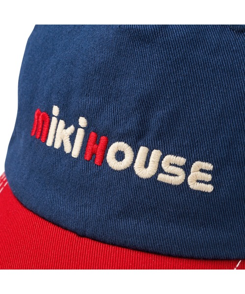 MIKI HOUSE（ミキハウス）の「ロゴキャップ（キャップ・キッズ・ネイビー/ベージュ・L(52-54cm)/LL(54-56cm)/M(50-52cm)/S(48-50cm)）」の9枚目の写真