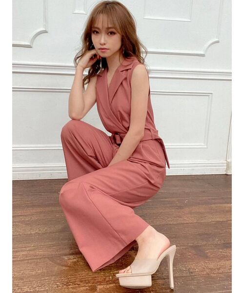 RESEXXY（リゼクシー）の「ベルテッドコンビネゾン（つなぎ/オールインワン・レディース・ブラック/ベージュ/ピンク・FREE）」の19枚目の写真