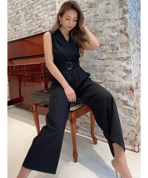 RESEXXY（リゼクシー）の「ベルテッドコンビネゾン（つなぎ/オールインワン・レディース・ブラック/ベージュ/ピンク・FREE）」の13枚目の写真