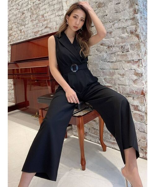 RESEXXY（リゼクシー）の「ベルテッドコンビネゾン（つなぎ/オールインワン・レディース・ブラック/ベージュ/ピンク・FREE）」の22枚目の写真