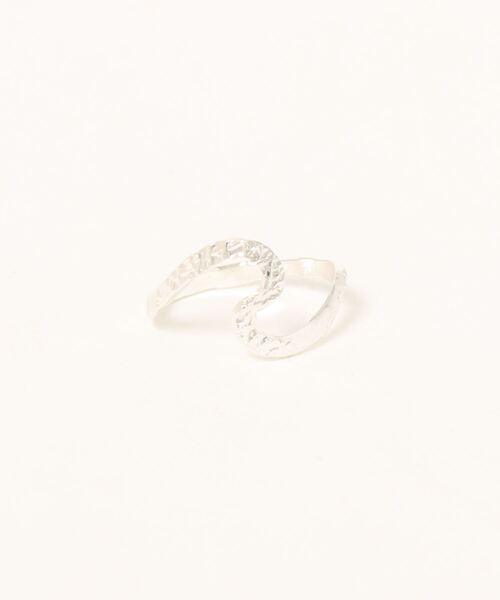 tone(トーン)の「【V&SSS】sv925 太 surfer ring (diamond dust)(リング・レディース・シルバー・18号/7号/5号/1号/3号/15号/13号/21号/9号/FREE)」の1枚目の写真