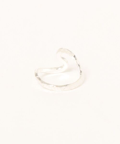 tone(トーン)の「【V&SSS】sv925 太 surfer ring (diamond dust)(リング・レディース・シルバー・18号/7号/5号/1号/3号/15号/13号/21号/9号/FREE)」の2枚目の写真