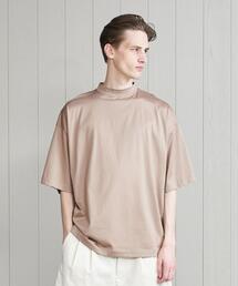 H　BEAUTY&YOUTH UNITED ARROWS | ＜H＞GLOSSY SHORT MOCK NECK T-SHIRT/Tシャツ(Tシャツ/カットソー)
