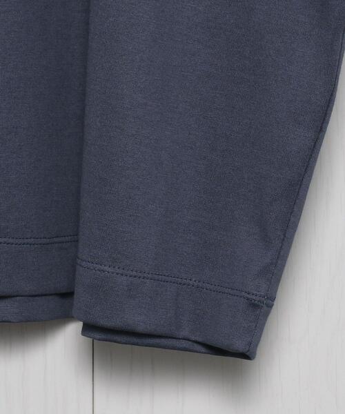 H　BEAUTY&YOUTH UNITED ARROWS（エイチビューティーアンドユースユナイテッドアローズ）の「＜H＞GLOSSY SHORT MOCK NECK T-SHIRT/Tシャツ（Tシャツ/カットソー・メンズ・ホワイト/ベージュ/ネイビー・MEDIUM/SMALL/LARGE）」の7枚目の写真