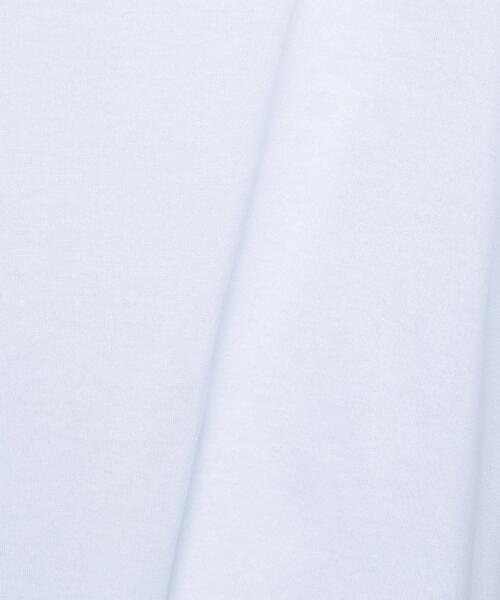 H　BEAUTY&YOUTH UNITED ARROWS（エイチビューティーアンドユースユナイテッドアローズ）の「＜H＞GLOSSY SHORT MOCK NECK T-SHIRT/Tシャツ（Tシャツ/カットソー・メンズ・ホワイト/ベージュ/ネイビー・MEDIUM/SMALL/LARGE）」の10枚目の写真