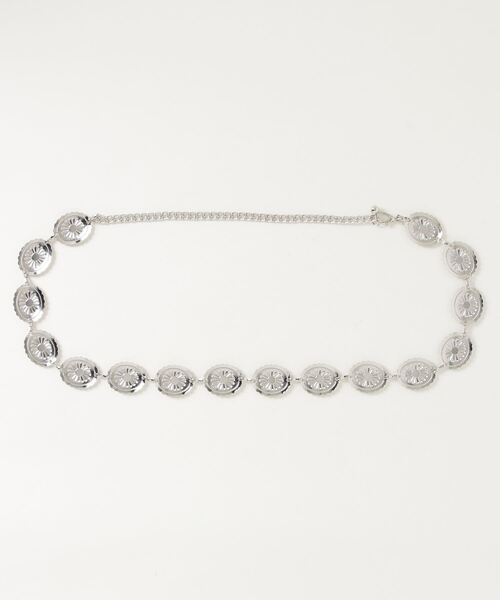 WEGO（ウィゴー）の「WEGO/コンチョチェーンベルト（ベルト・レディース・シルバー・FREE）」の3枚目の写真