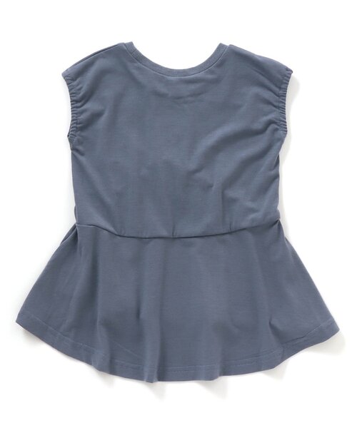 apres les cours（アプレレクール）の「/お花モチーフチュニック_接触冷感（Tシャツ/カットソー・キッズ・オレンジ/キナリ/ネイビー・100/110/90/140/120/80/130）」の8枚目の写真