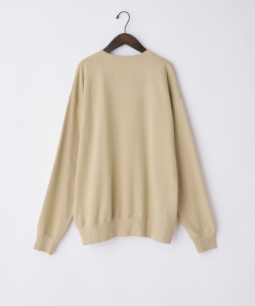 Lee(リー)の「Lee/リー BIG MINI LOGO SWEAT ロゴ刺繍 オーバーサイズプルオーバースウェット(スウェット・メンズ・ブラック系その他/サックスブルー/ピンク系その他/グレー/ベージュ・XL/M/L)」の10枚目の写真