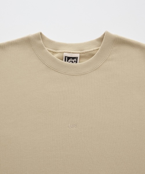 Lee(リー)の「Lee/リー BIG MINI LOGO SWEAT ロゴ刺繍 オーバーサイズプルオーバースウェット(スウェット・メンズ・ブラック系その他/サックスブルー/ピンク系その他/グレー/ベージュ・XL/M/L)」の11枚目の写真